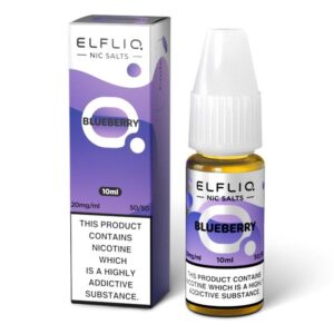 product data: ELFBAR ELFLIQ Blueberry Nic Salts - 10ml