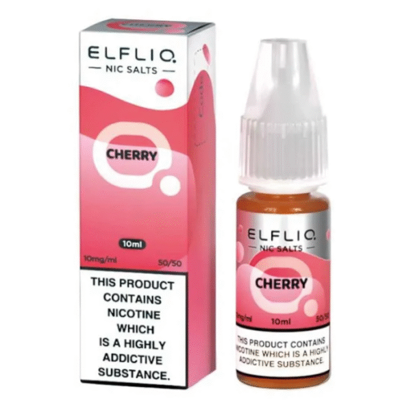 product data: ELFBAR ElfLiq Cherry Nic Salts - 10ml