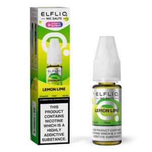 product data: ELFBAR ElfLiq Lemon Lime Nic Salts - 10ml