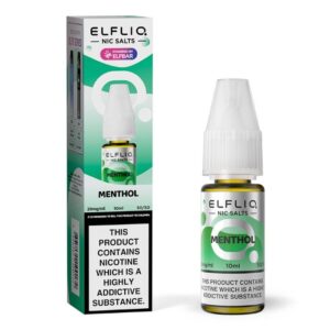 product data: ELFBAR ElfLiq Menthol Nic Salts - 10ml