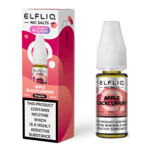 product data: ELFBAR ElfLiq Nic Salts - Apple Blackcurrant - 10ml E-liquid