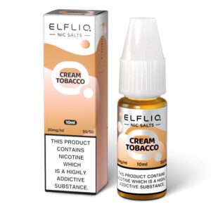 product data: ELFBAR ELFLIQ Snoow Tobacco Nic Salts -10ml