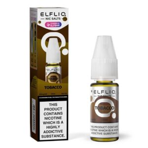 product data: ELFBAR ElfLiq Tobacco Nic Salts - 10ml